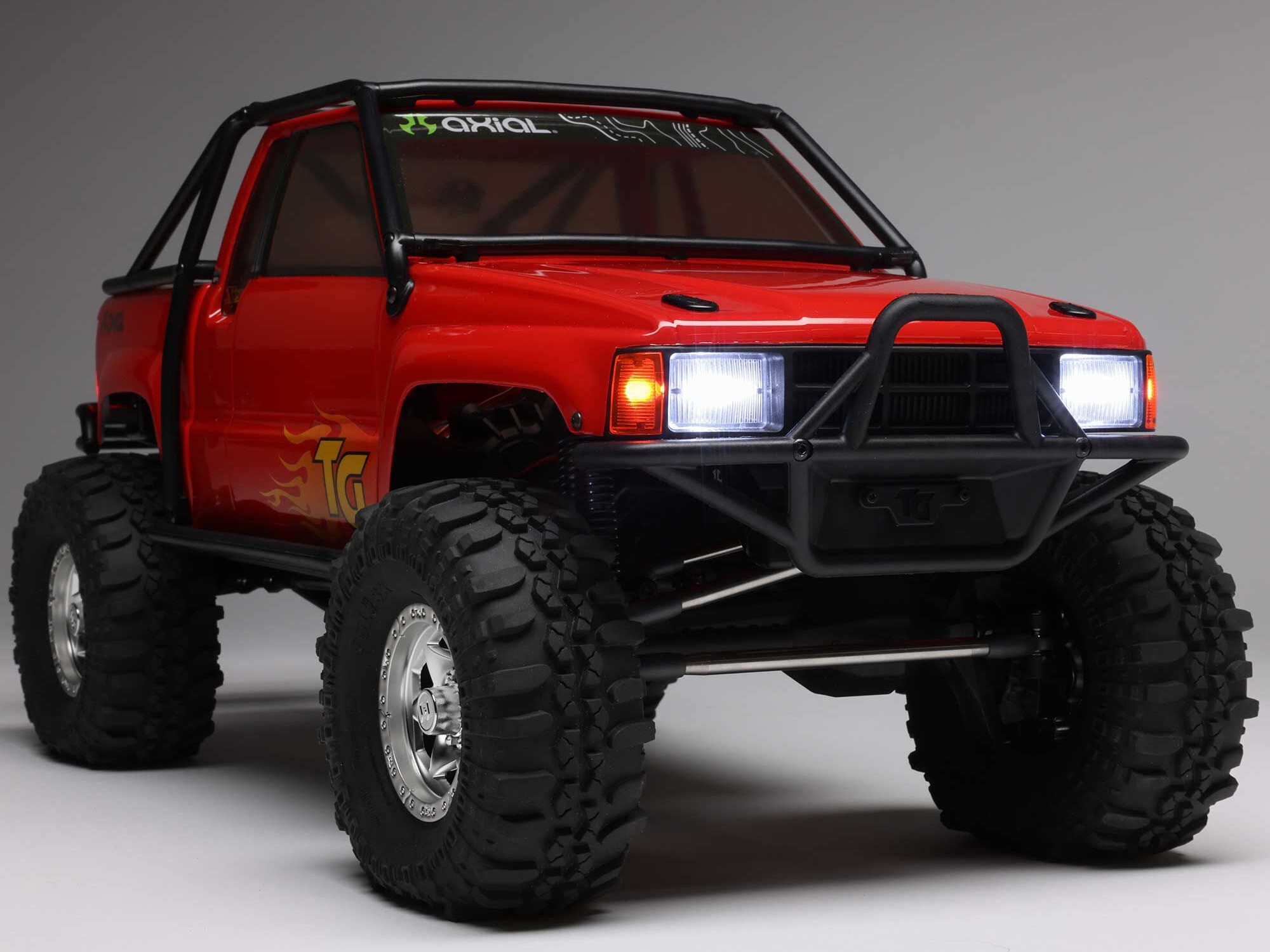 Axial AXI-2062T2 1/10 SCX10 III 1987 Toyota SR5 4X4 RTR Brushed Rock Crawler, Red - 20
