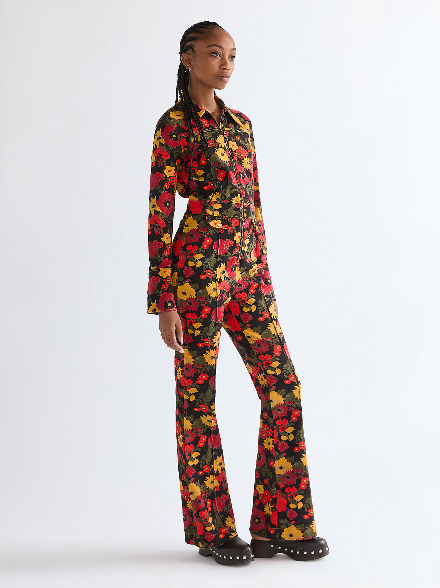 Wrangler catsuit blommig - 2