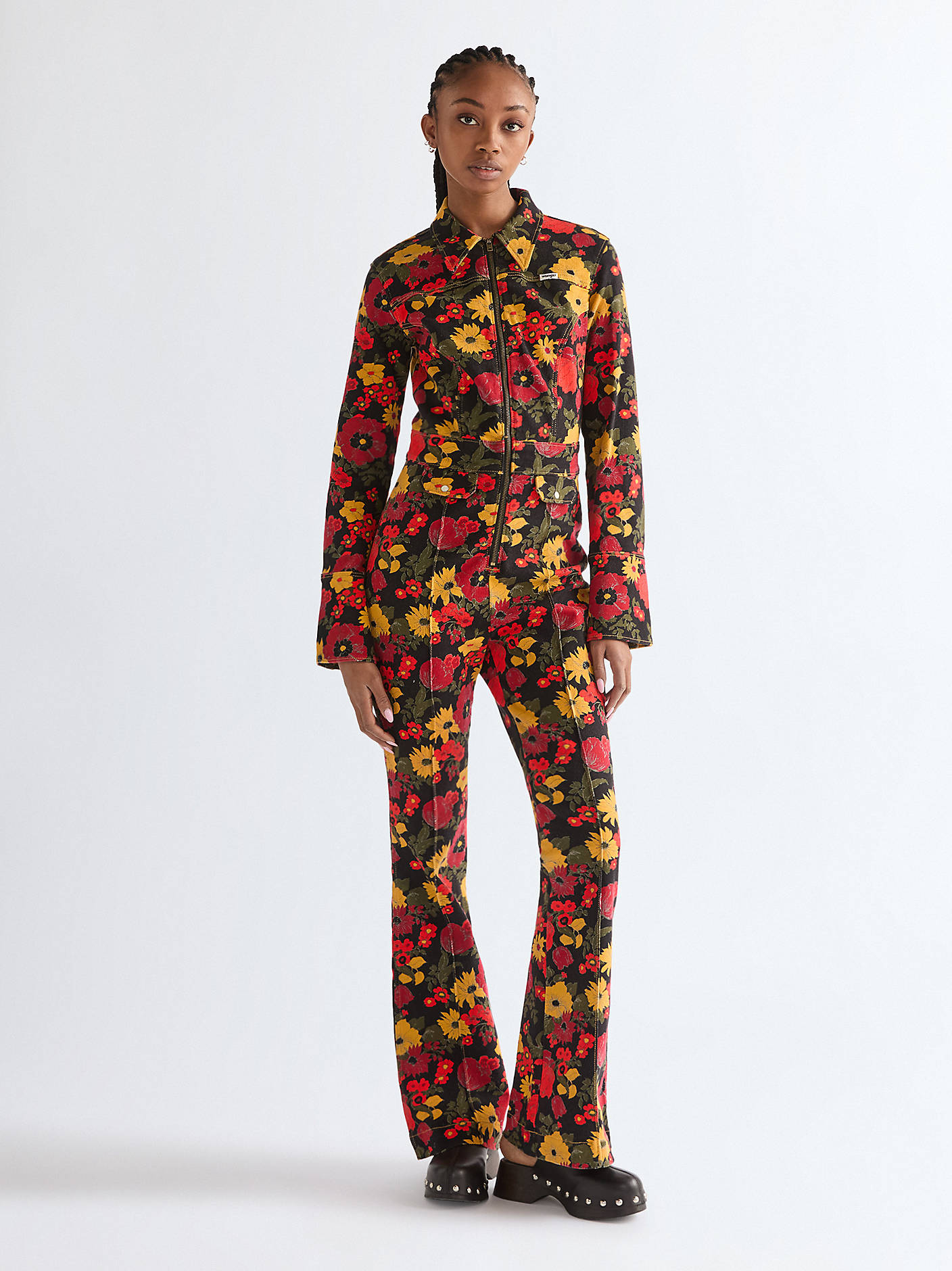 Wrangler catsuit blommig - 4
