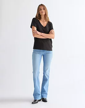 Wrangler flare velvet sky