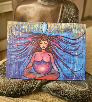 Divine Feminine Vykort
