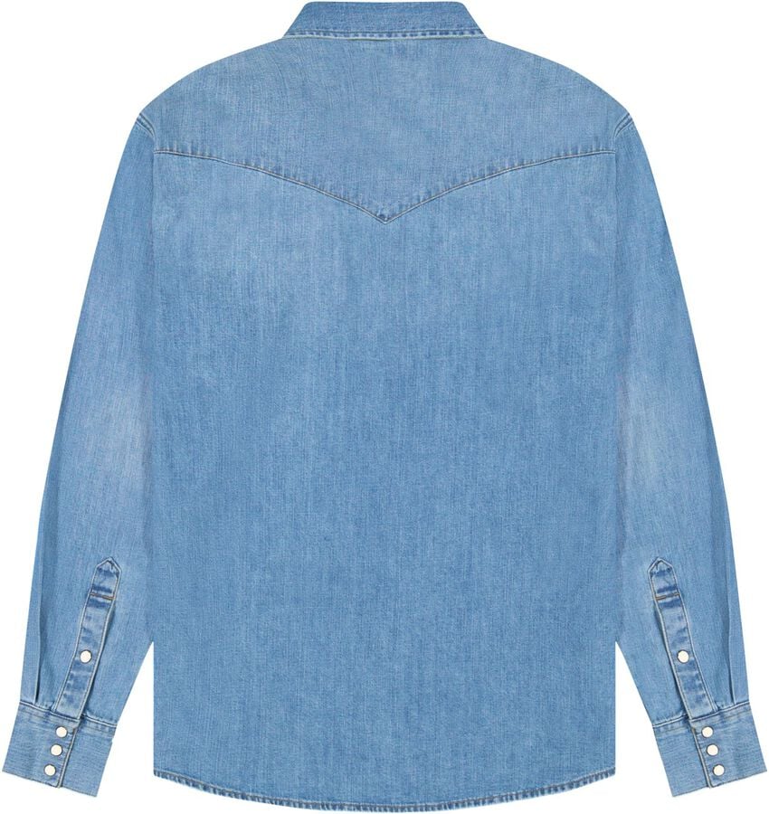wrangler western shirt mid light - 2