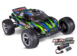 Traxxas Rustler 2wd 1/10 RTR TQ BL-2s EHD Green