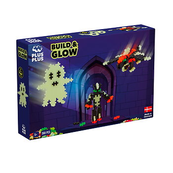 Plus-Plus Build and Glow - Glow in the Dark / 360 bitar