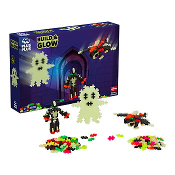 Plus-Plus Build and Glow - Glow in the Dark / 360 bitar