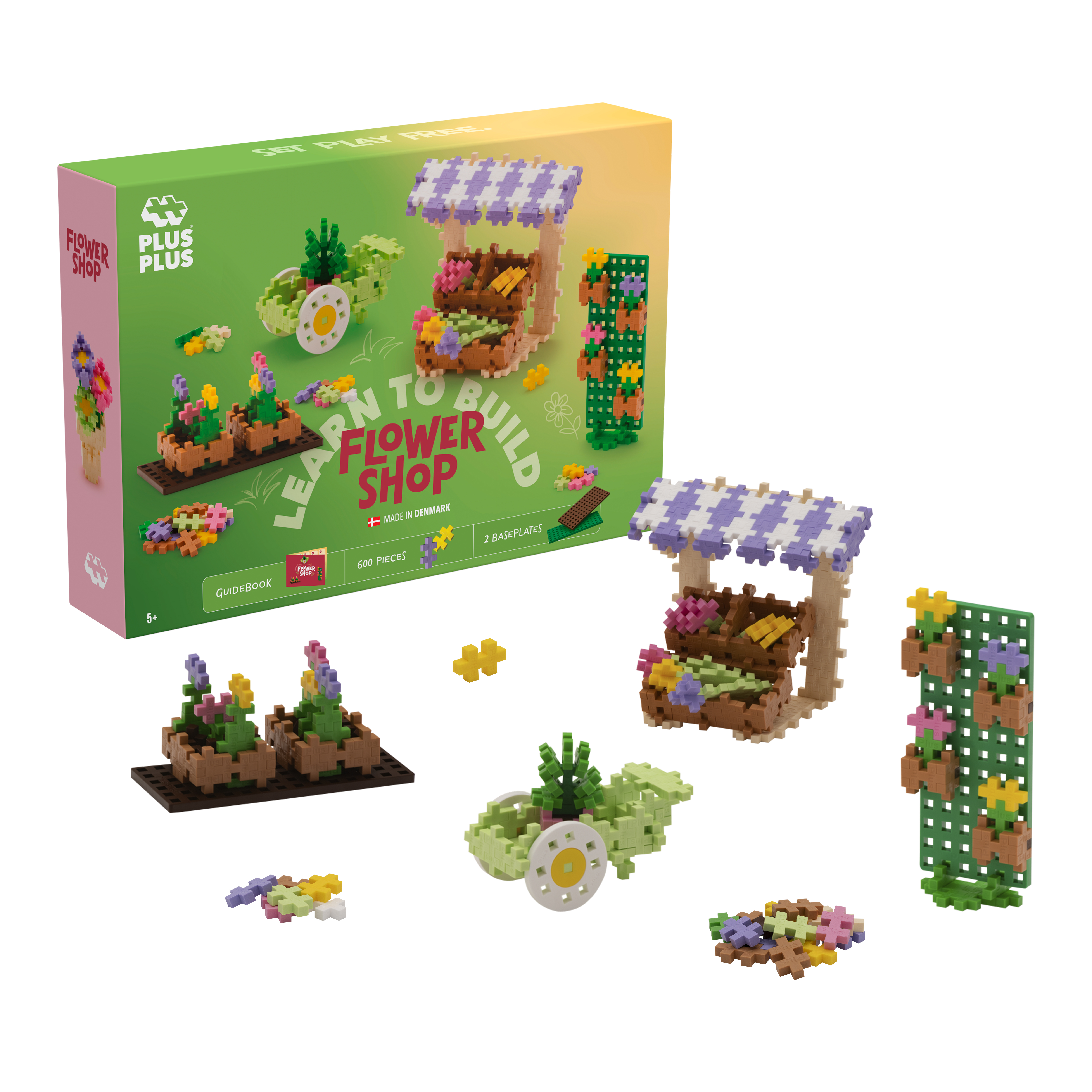Plus-Plus Learn to Build Blomsteraffär