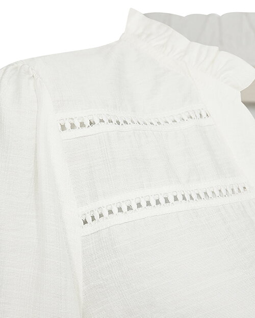 Blus Antina v-ringad star offwhite - 6