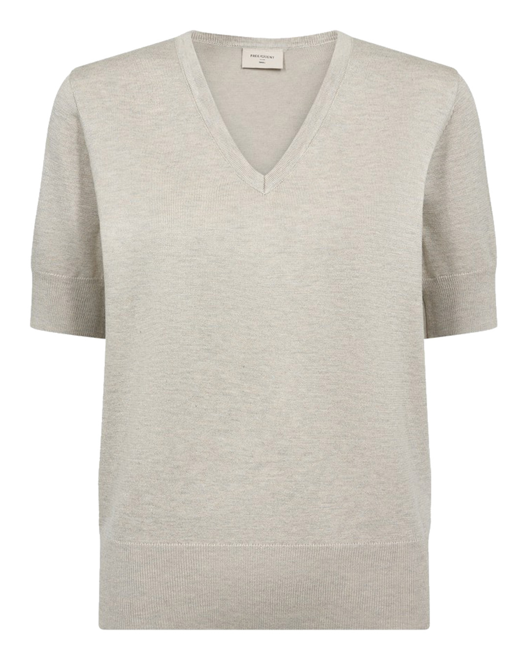 Jumper Katie kort ärm ljusbeige