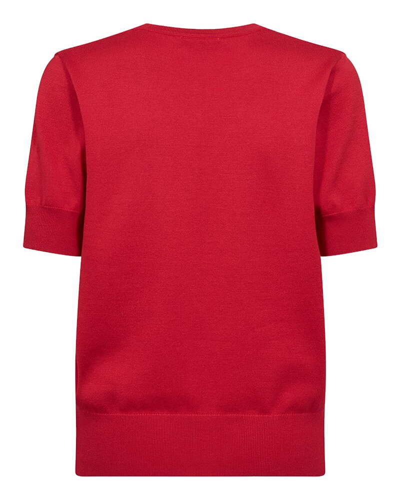 Jumper Katie kort ärm klarröd
