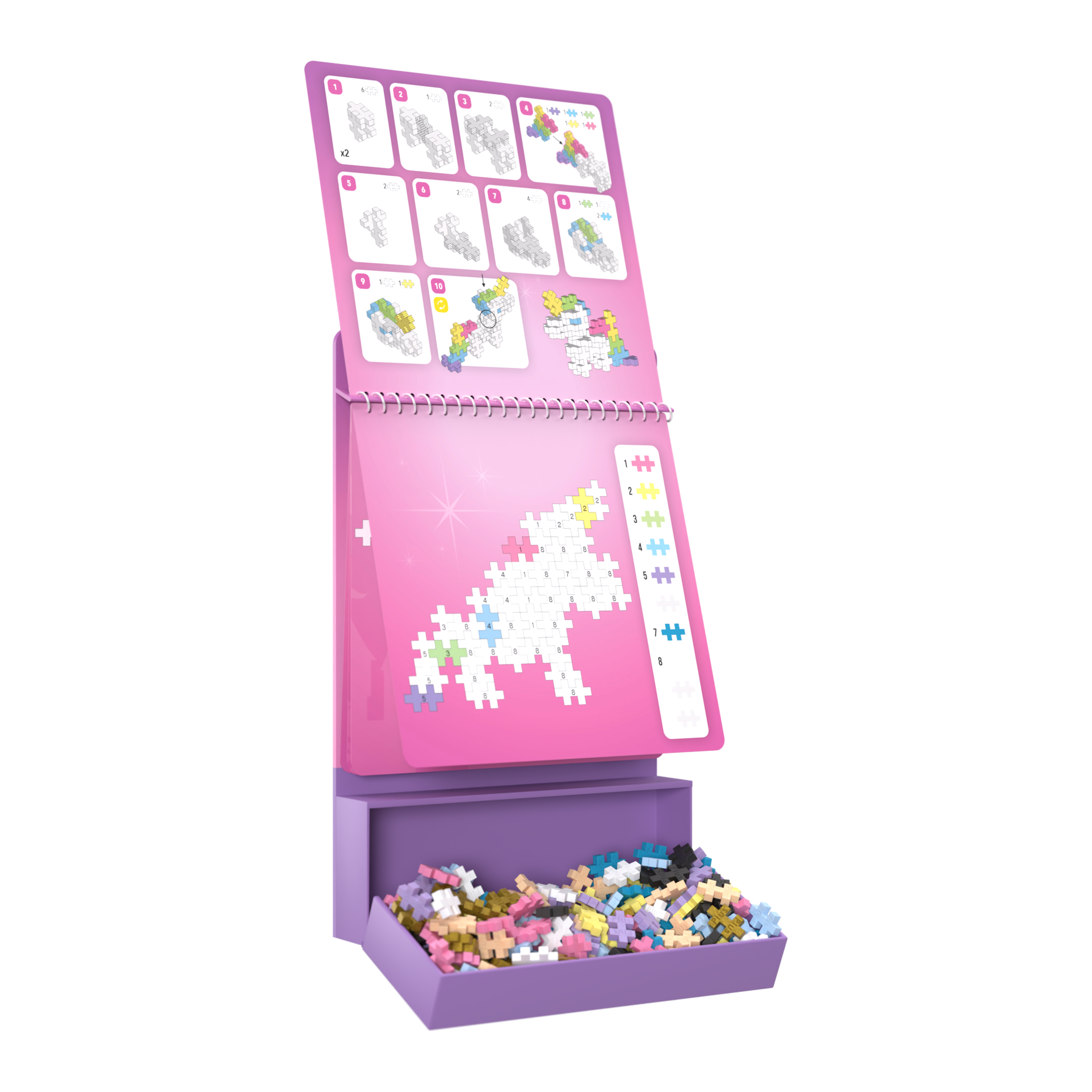 Plus-Plus Activity Pad - Fantasivärld - 3