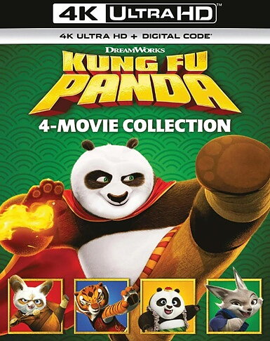 Kung Fu Panda: 4-Movie Collection (BLU-RAY 4K ULTRA HD)