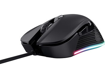 Trust GXT 922W YBAR Gamingmus (Svart)