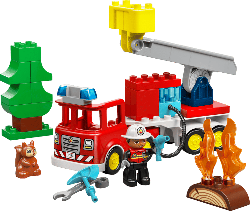 LEGO Duplo 10473 Brandbil och Brandman - 10