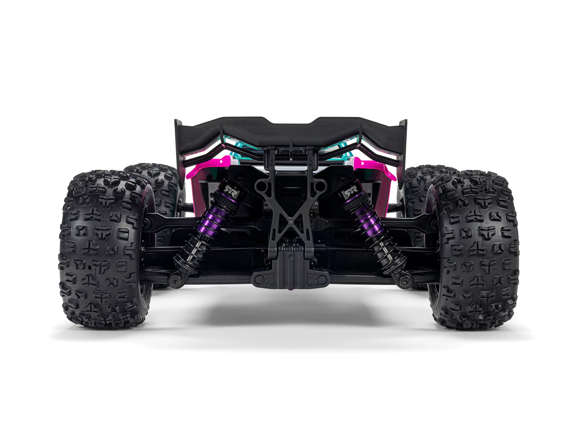 Arrma ARA2508ST2 1/16 MINI KRATON 3S DSC 4X4 RTR Brushless Speed Truck (Battery & Charger Included), Teal/Pink - 6