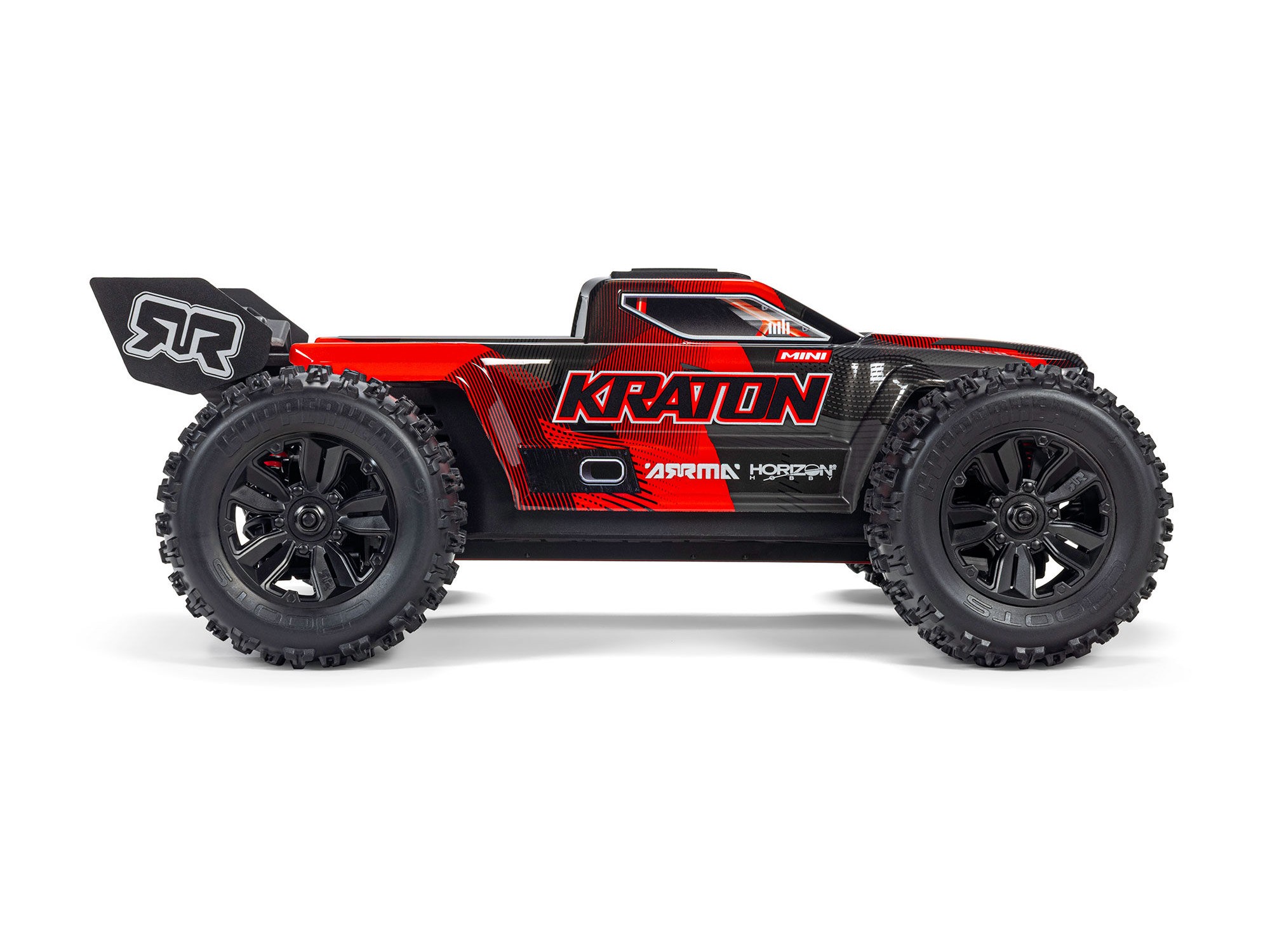 Arrma ARA2508T1 1/16 MINI KRATON 3S DSC 4X4 RTR Brushless Speed Truck, Black/Red - 5