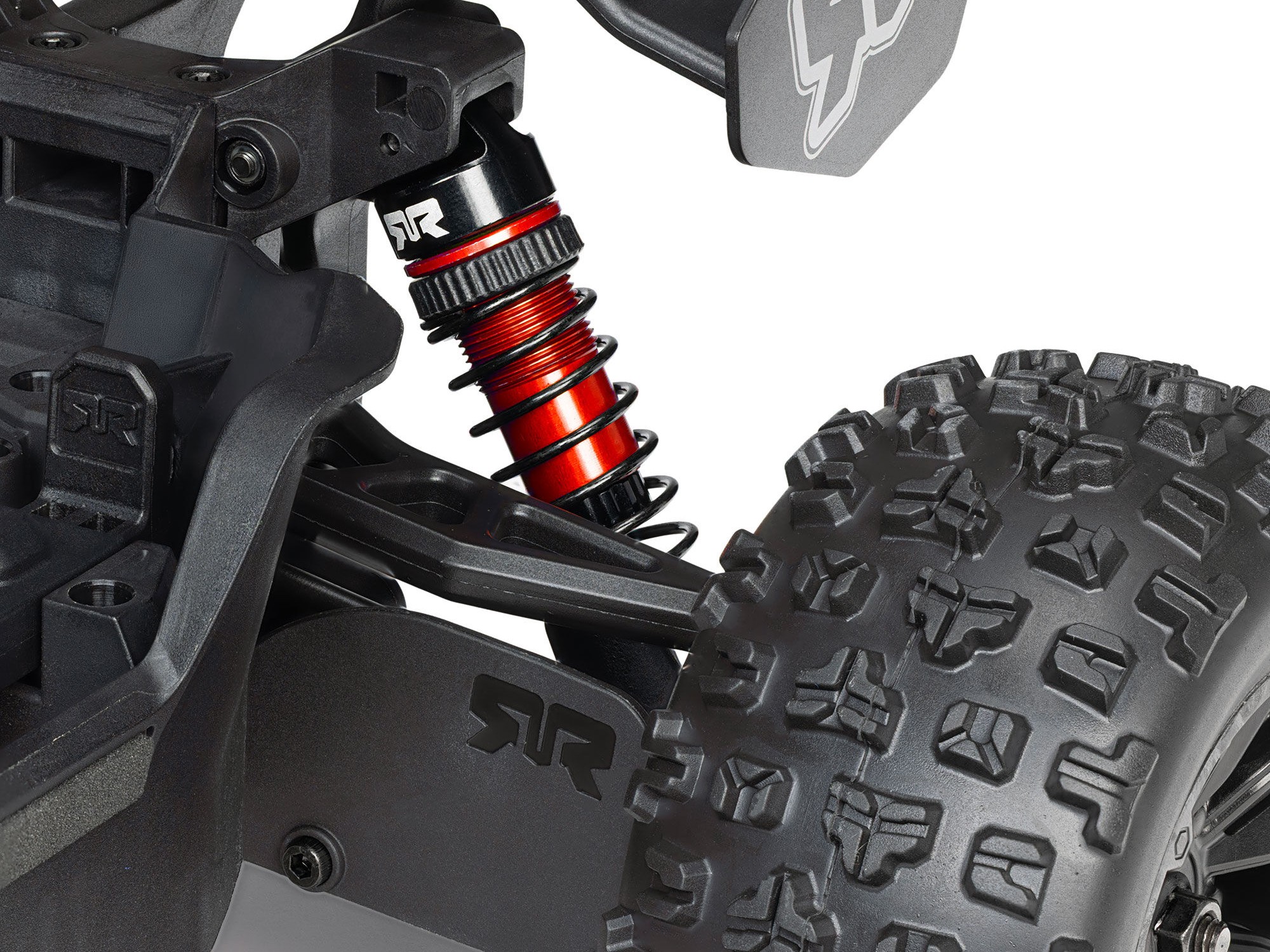 Arrma ARA2508T1 1/16 MINI KRATON 3S DSC 4X4 RTR Brushless Speed Truck, Black/Red - 16