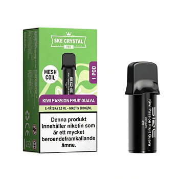 SKE Crystal Plus Max Pod - Kiwi Passion Fruit Guava