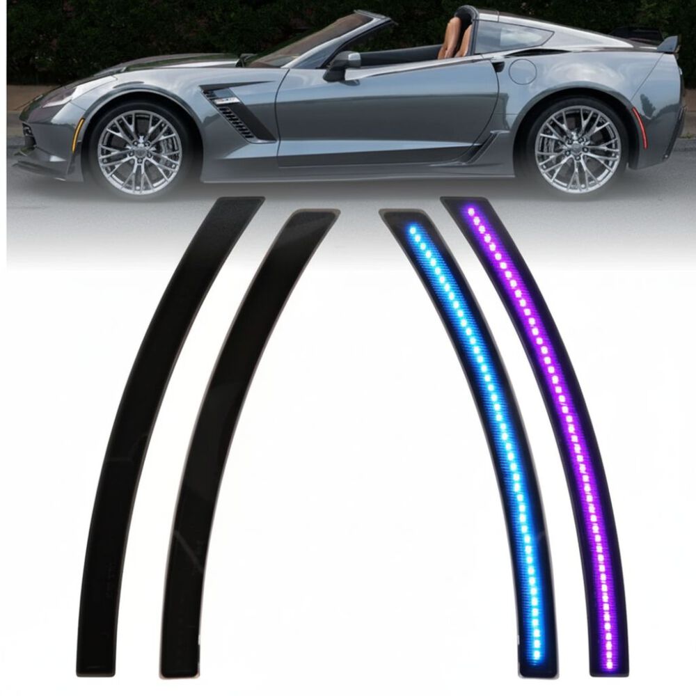 LED-sidomarkeringar fram och bak – RGB (CORVETTE C7 14–19)