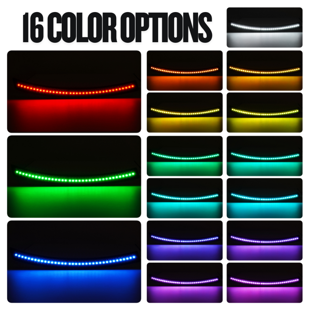 LED-sidomarkeringar fram och bak – RGB (CORVETTE C7 14–19) - 8