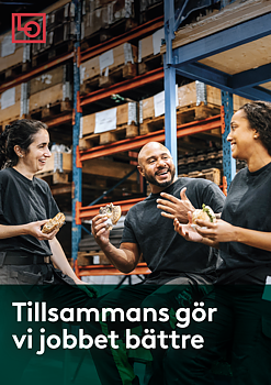 Folder A6 - Tillsammans gör vi jobbet bättre - Svenska