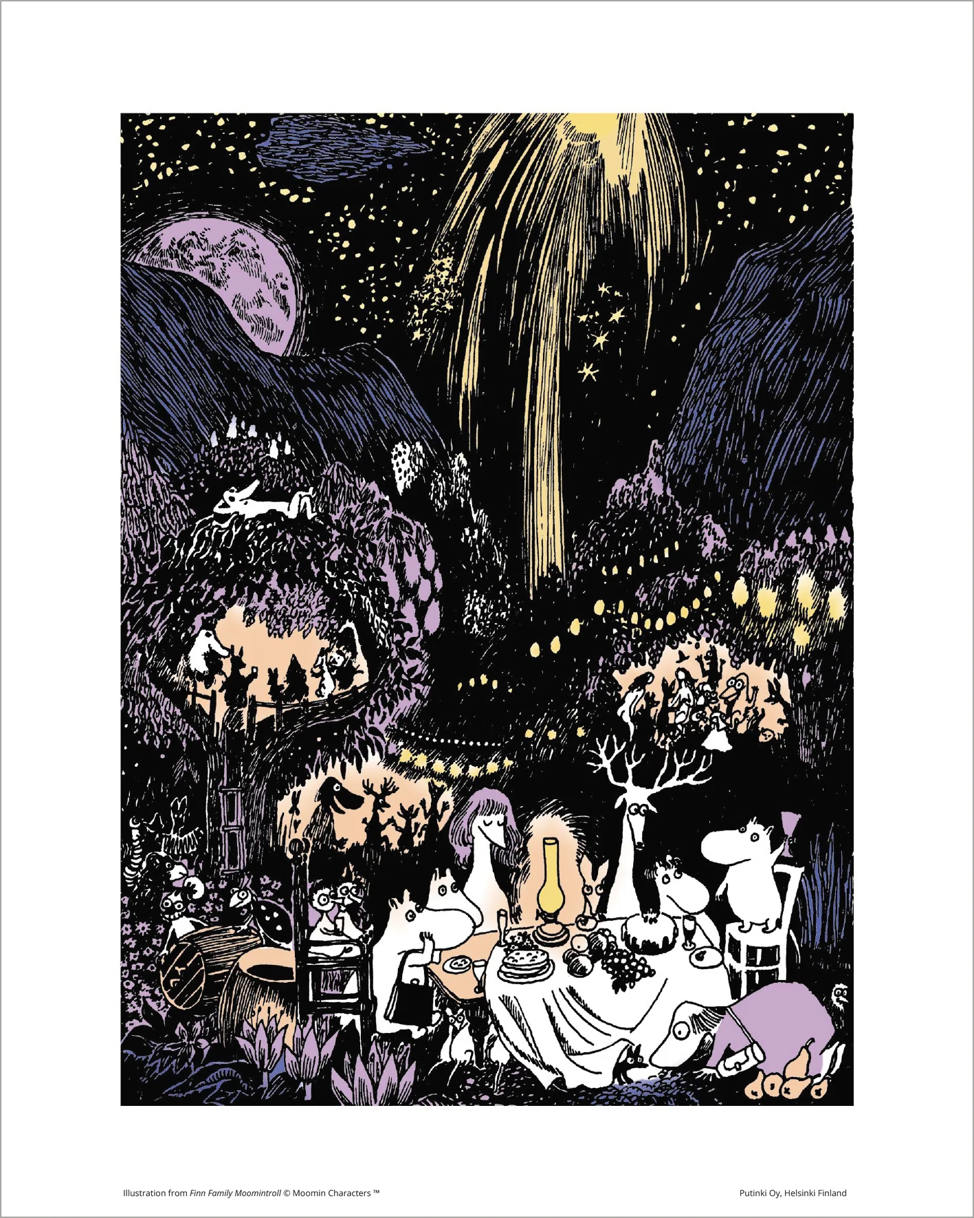 Moomin mini poster - August Festival