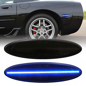 LED-sidomarkeringar för bakre stötfångare – RGB (CORVETTE C5 97–04)