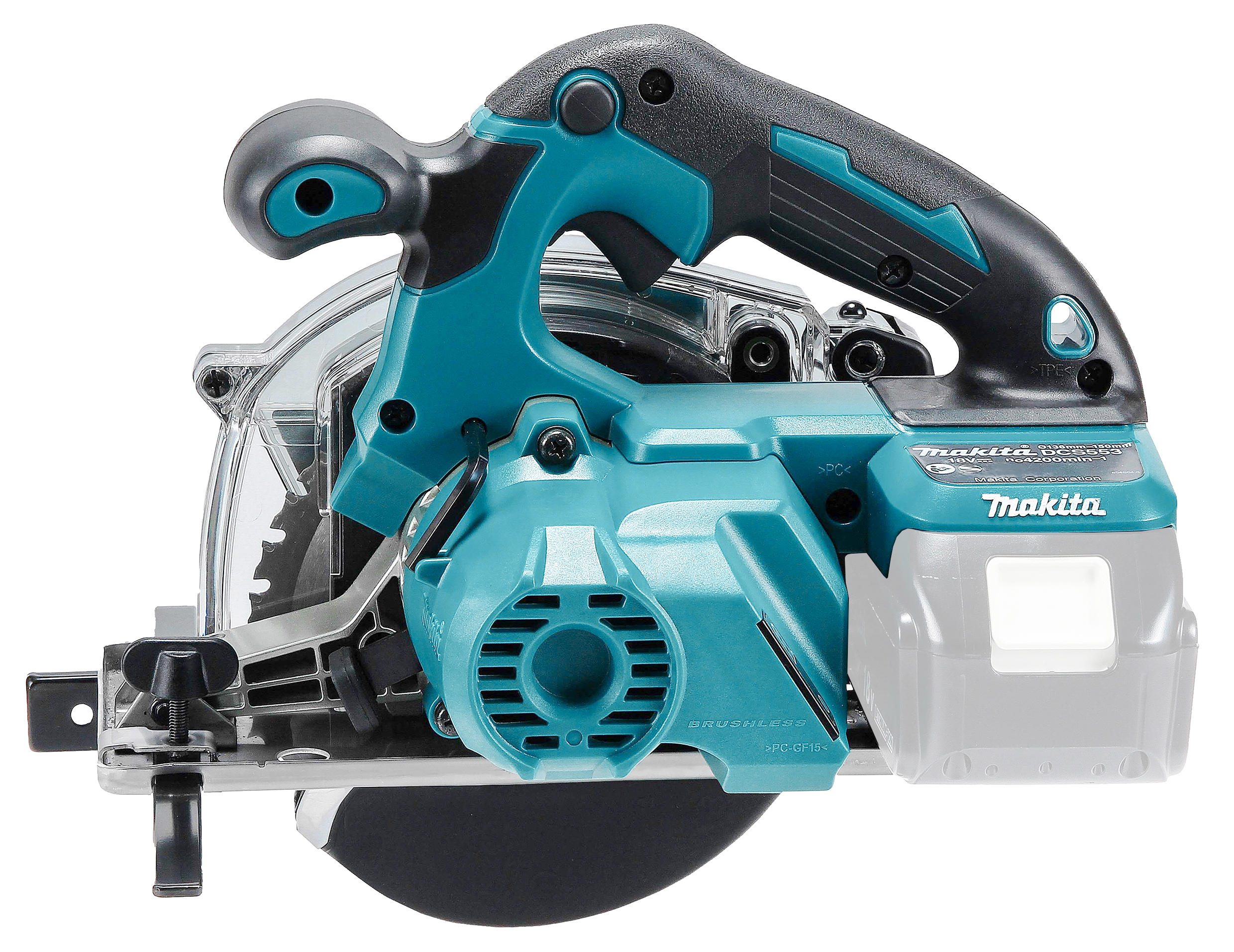 Makita Cirkelsåg DCS553Z 18v 150mm Metall