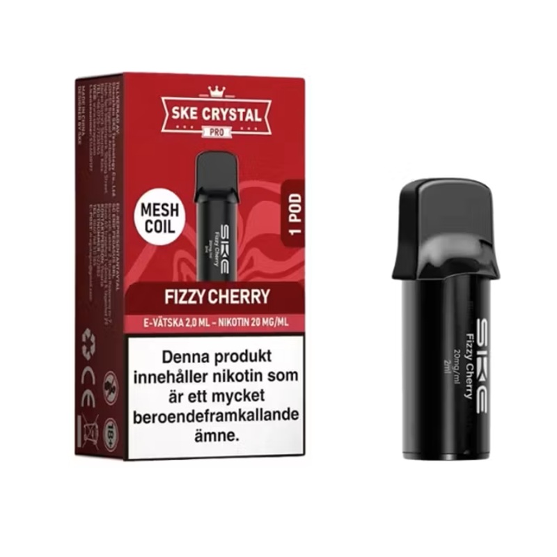 SKE Crystal Plus Max Pod - Fizzy Cherry