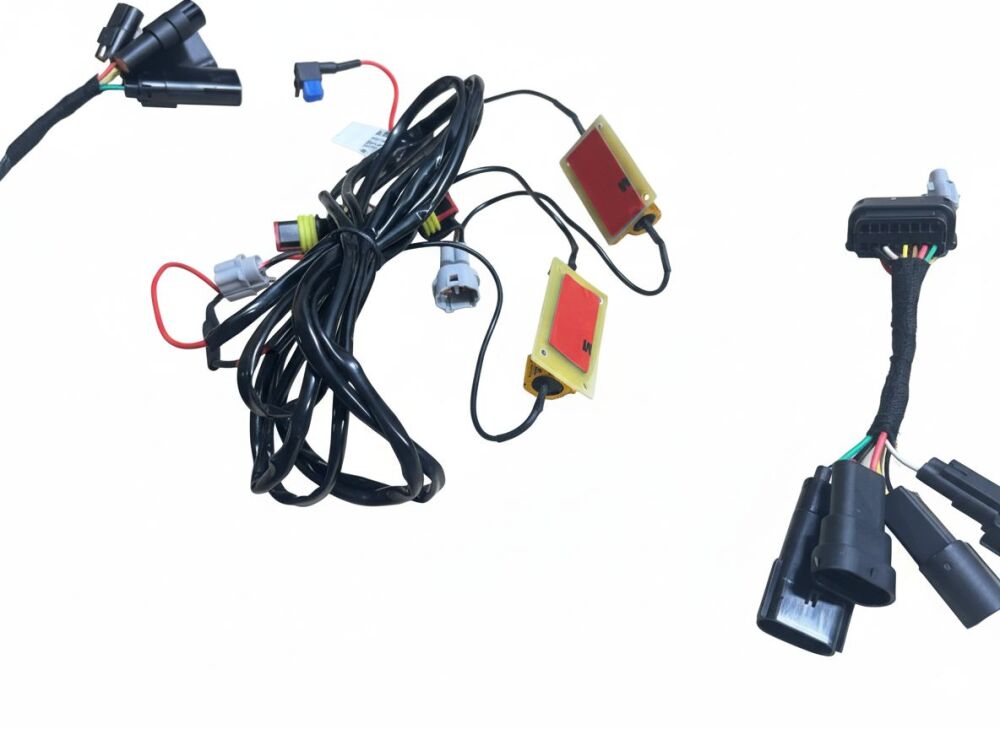 Full LED Clear Strålkastare E9 – Svart – Set - 9