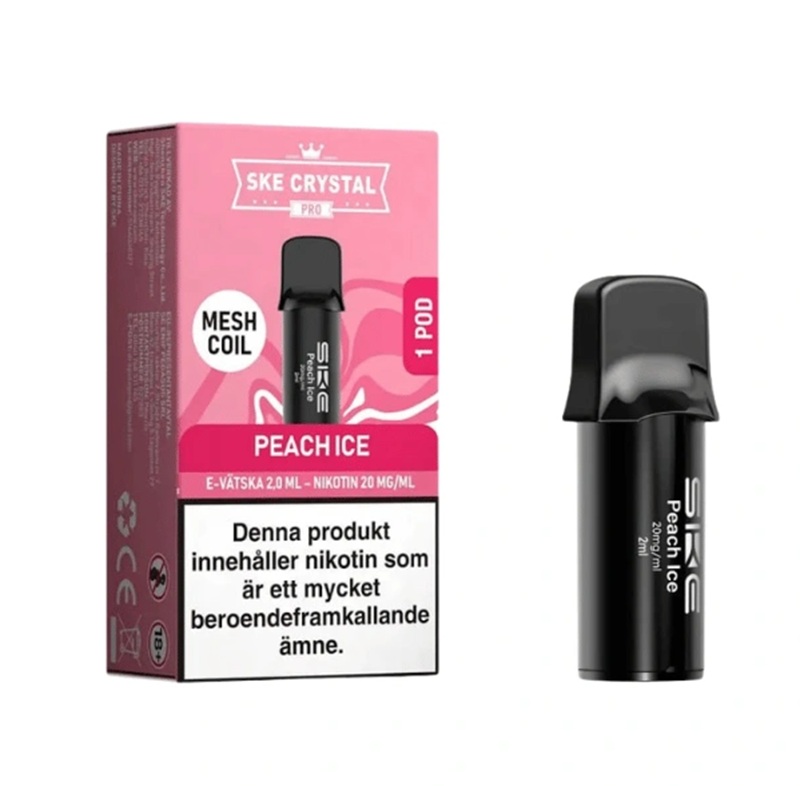 SKE Crystal Plus Max Pod - Peach Ice