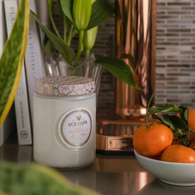 Voluspa Saijo Persimmon Large Jar Maison Candle - 2