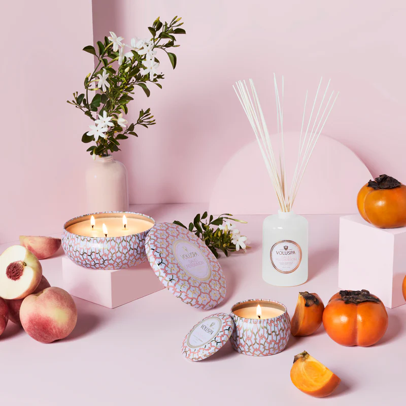 Voluspa Saijo Persimmon Mini Tin  - 2