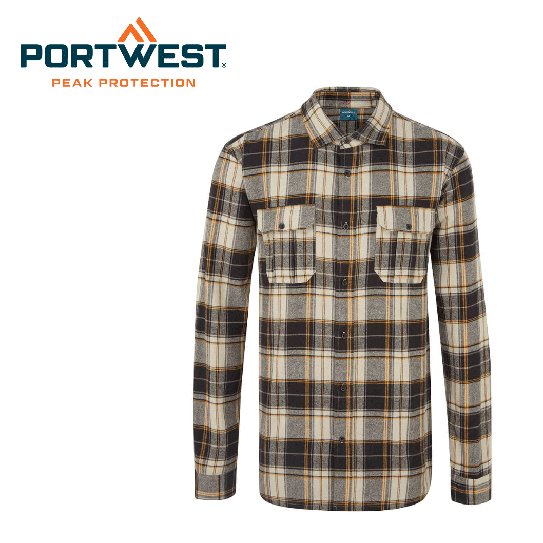 Flanellipaita Portwest KA307 Beige