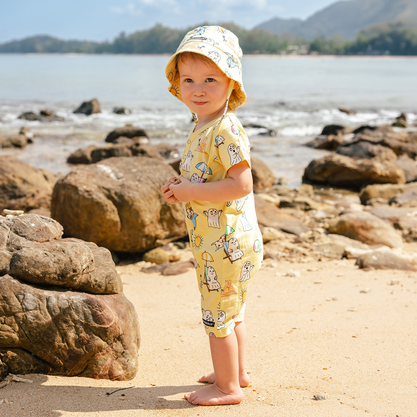 sun hat with strings LABAN LGT BANANA - 2
