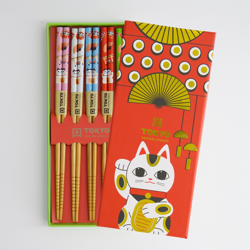 JAPANSKA ÄTPINNAR-Lucky Cat
