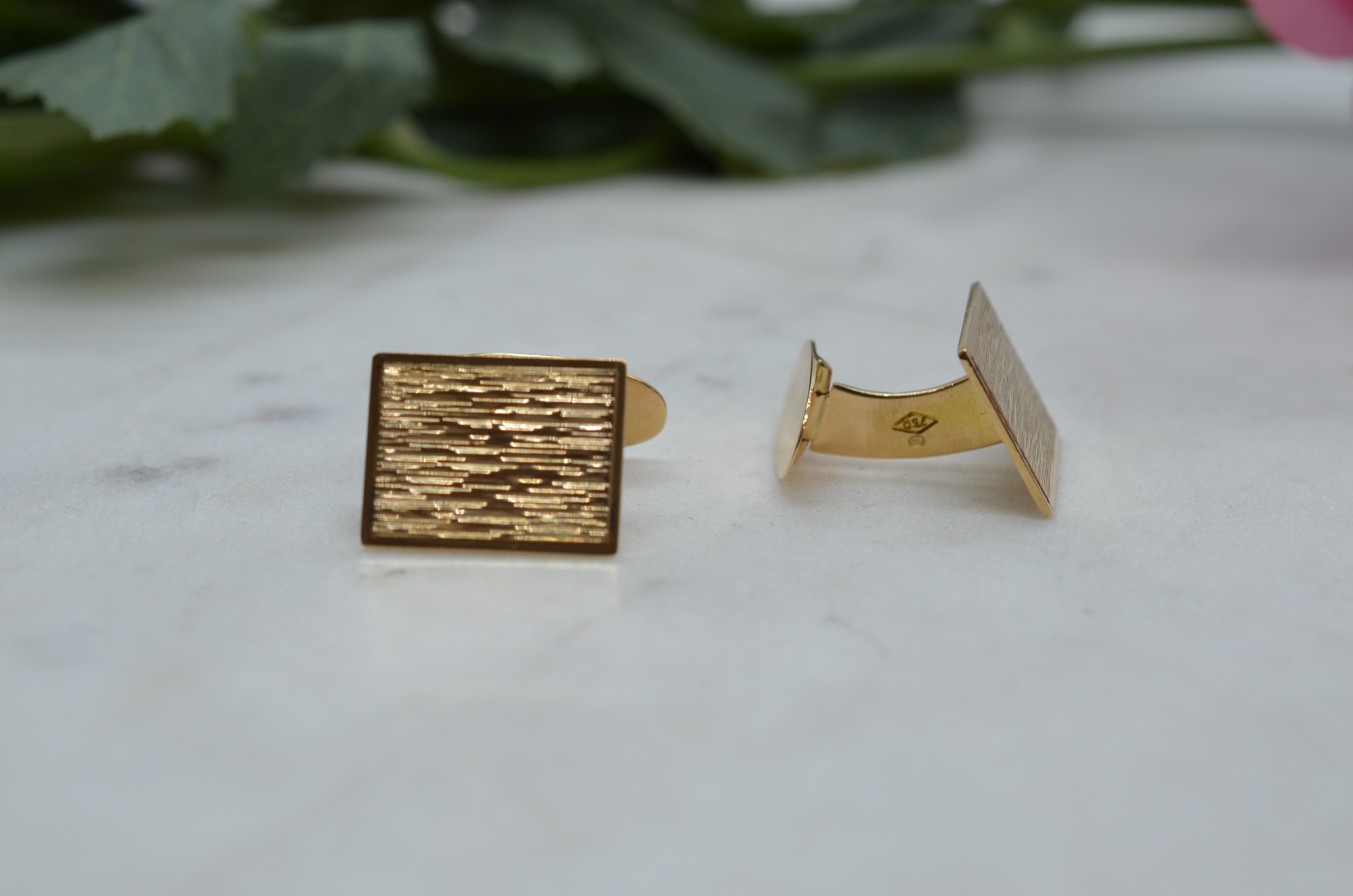 Vintage 18K cufflinks - 4