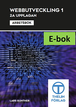 Webbutveckling 1 - Arbetsbok 2a upplagan E-bok