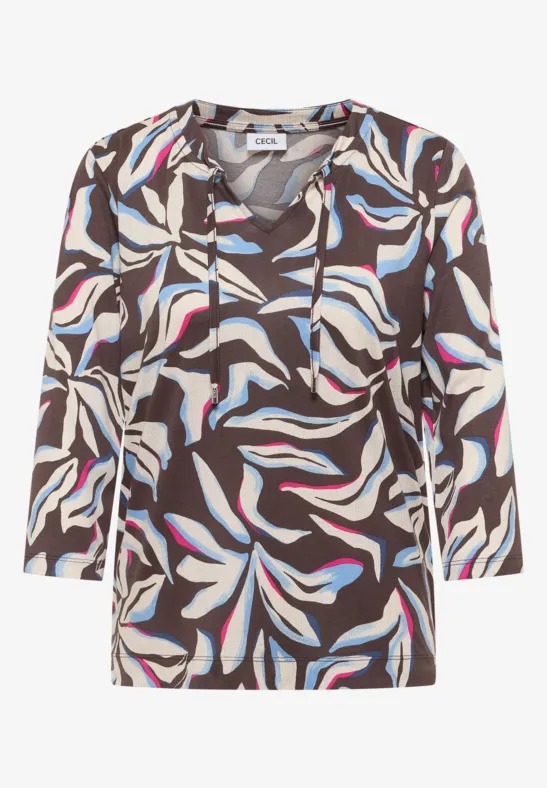 Multi AOP Tunic - Macchiato - Cecil - 4