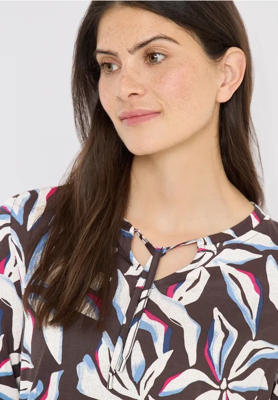 Multi AOP Tunic - Macchiato - Cecil