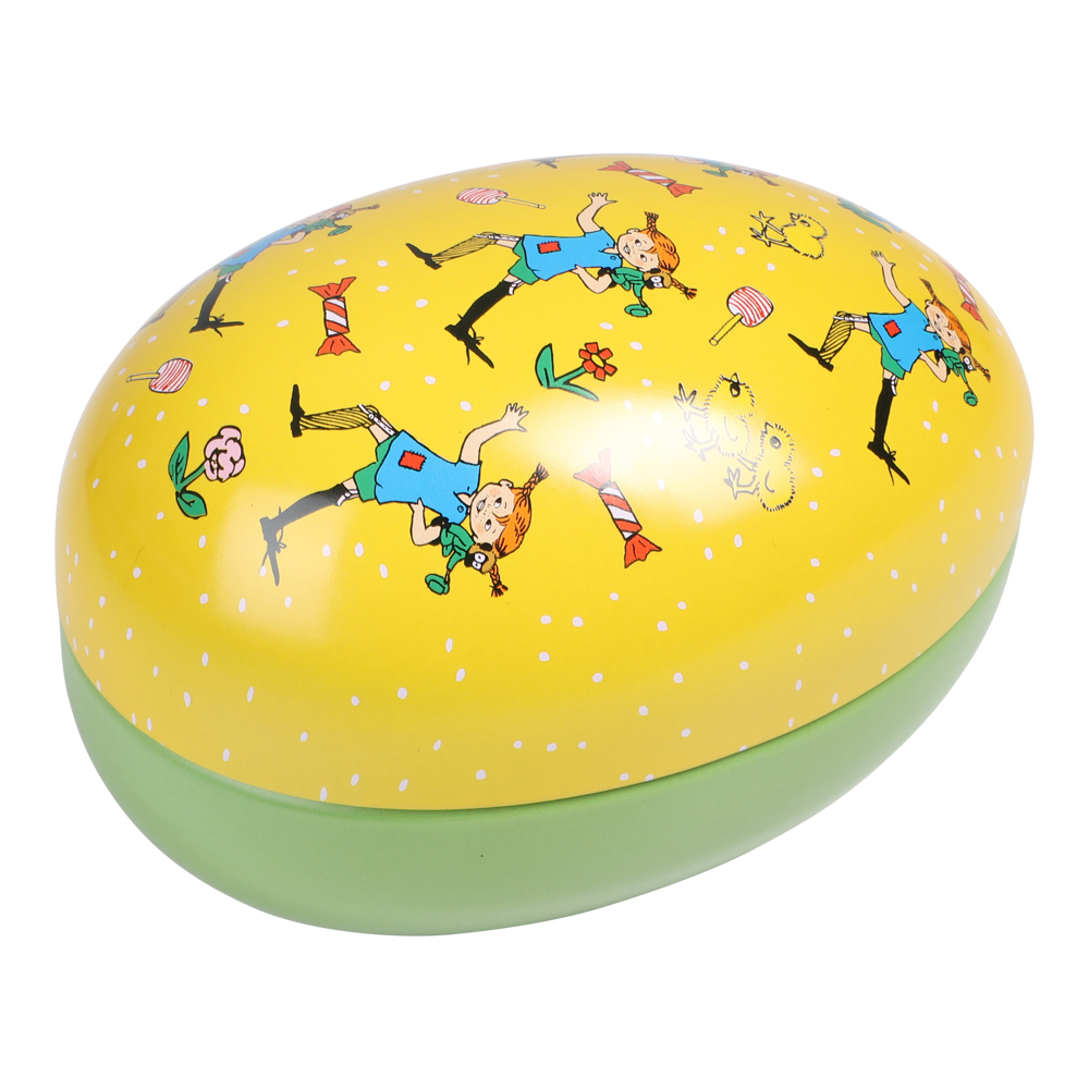 Pippi Långstrump Påskägg / Plåtägg 15 cm