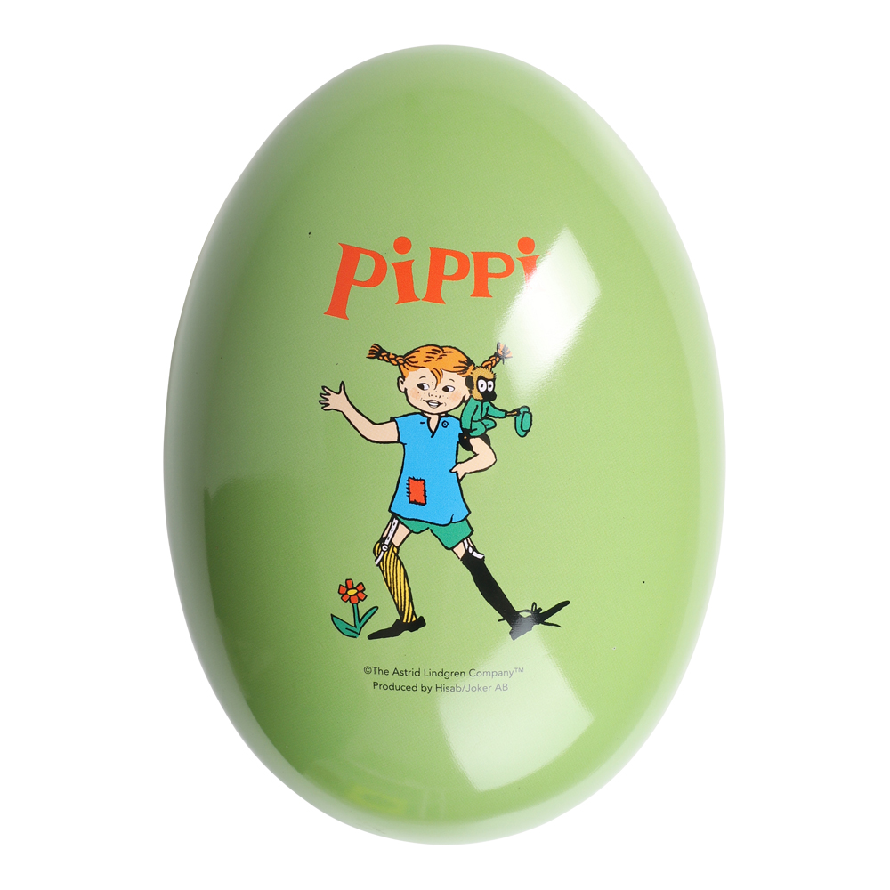 Pippi Långstrump Påskägg / Plåtägg 15 cm - 3