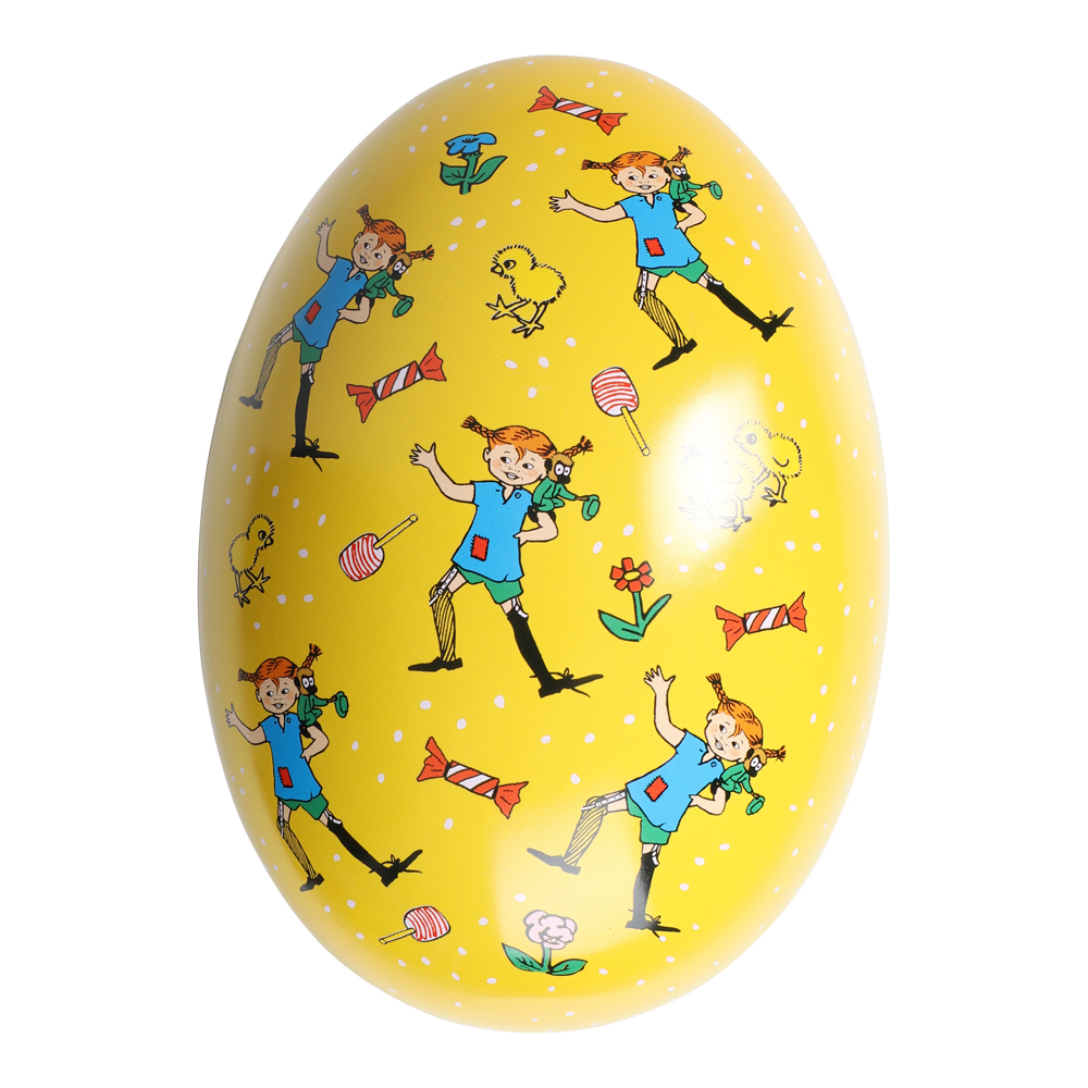Pippi Långstrump Påskägg / Plåtägg 15 cm - 2