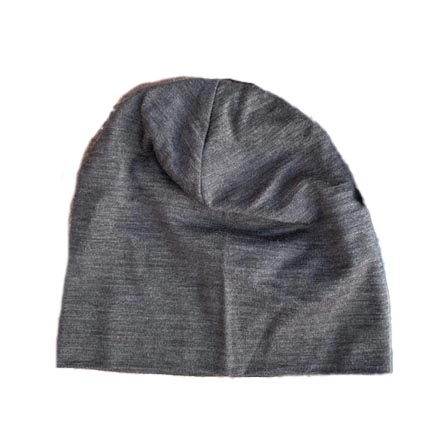 Beanie i ekologisk ullsilke från Glückskind  - muskotbrun - 3