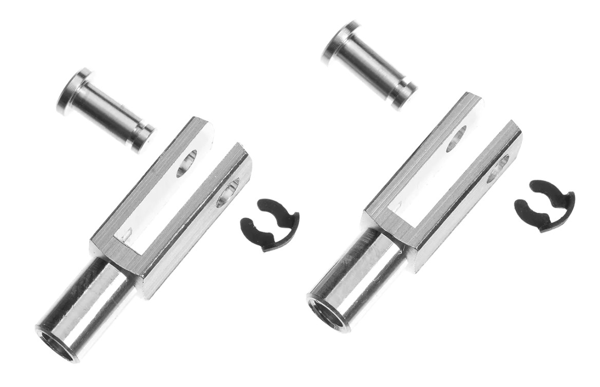 G-Force Aluminum Clevis - Heavy Duty - M3 - 2 pcs