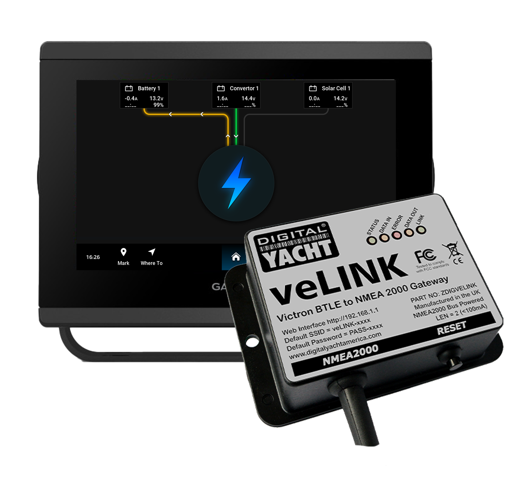 Digital Yacht veLink - Victron BT till NMEA 2000-omvandlare - 4