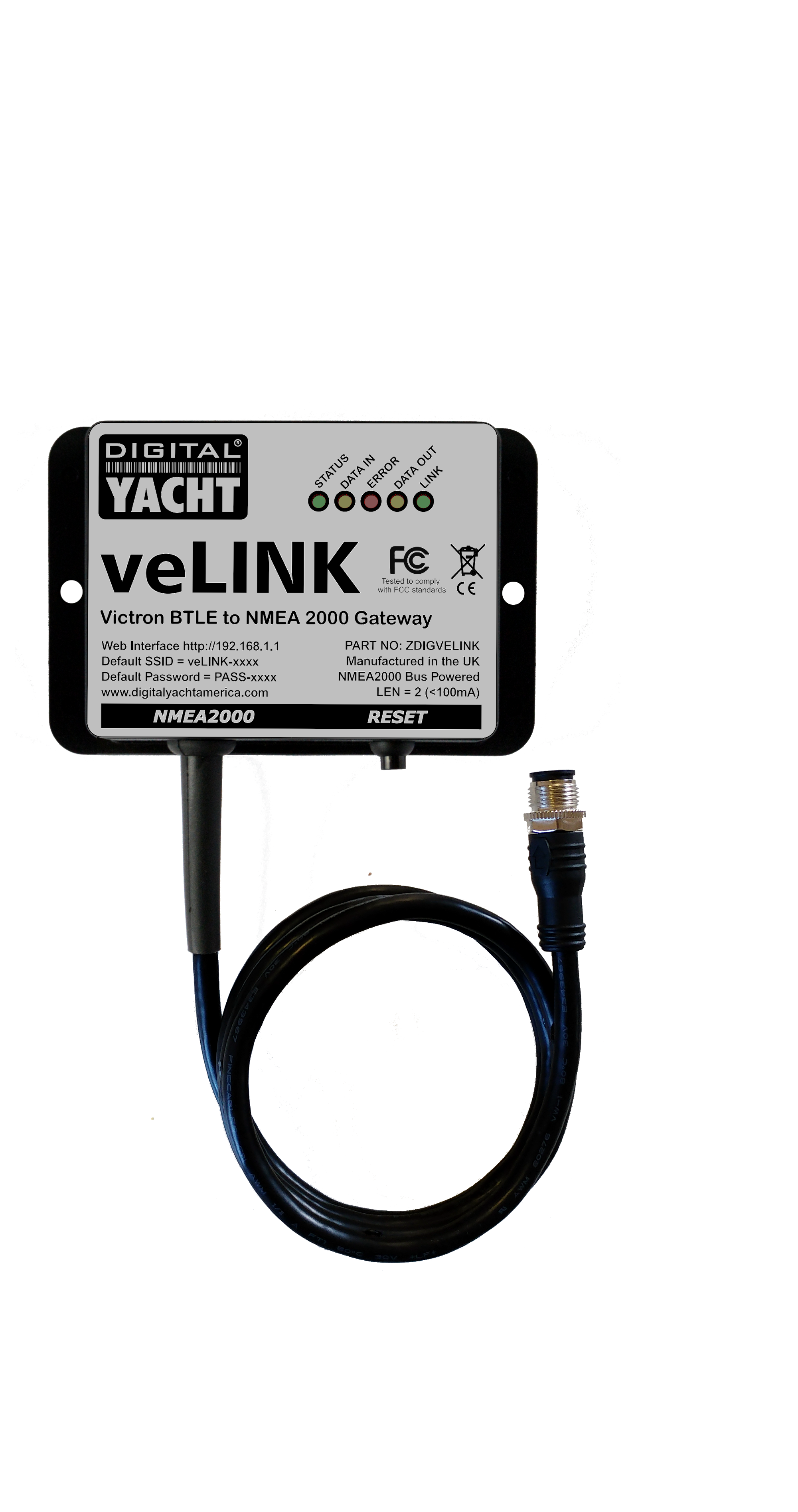 Digital Yacht veLink - Victron BT till NMEA 2000-omvandlare - 3