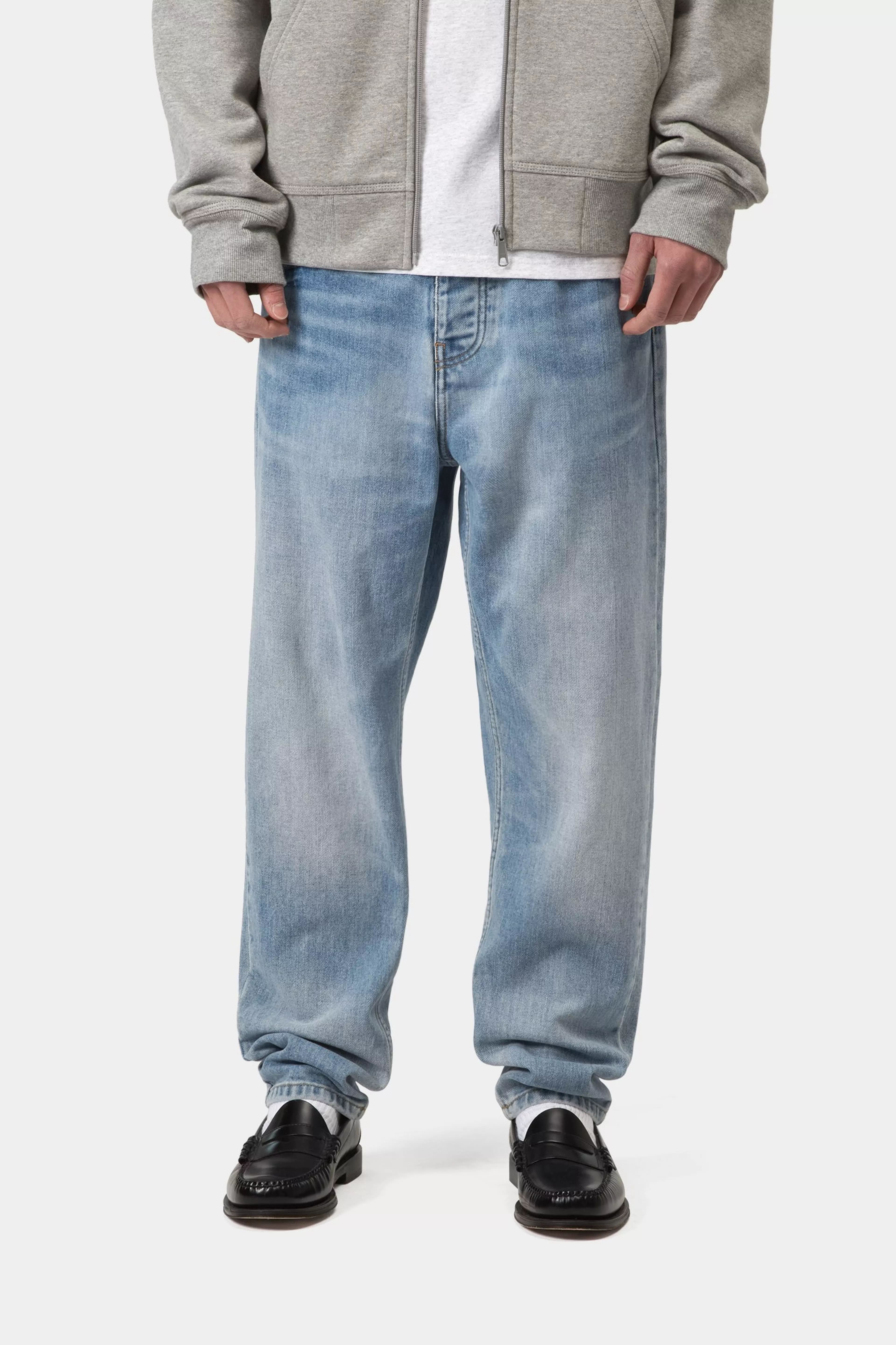 Carhartt WIP Klondike Jeans Blue Light Used Washed