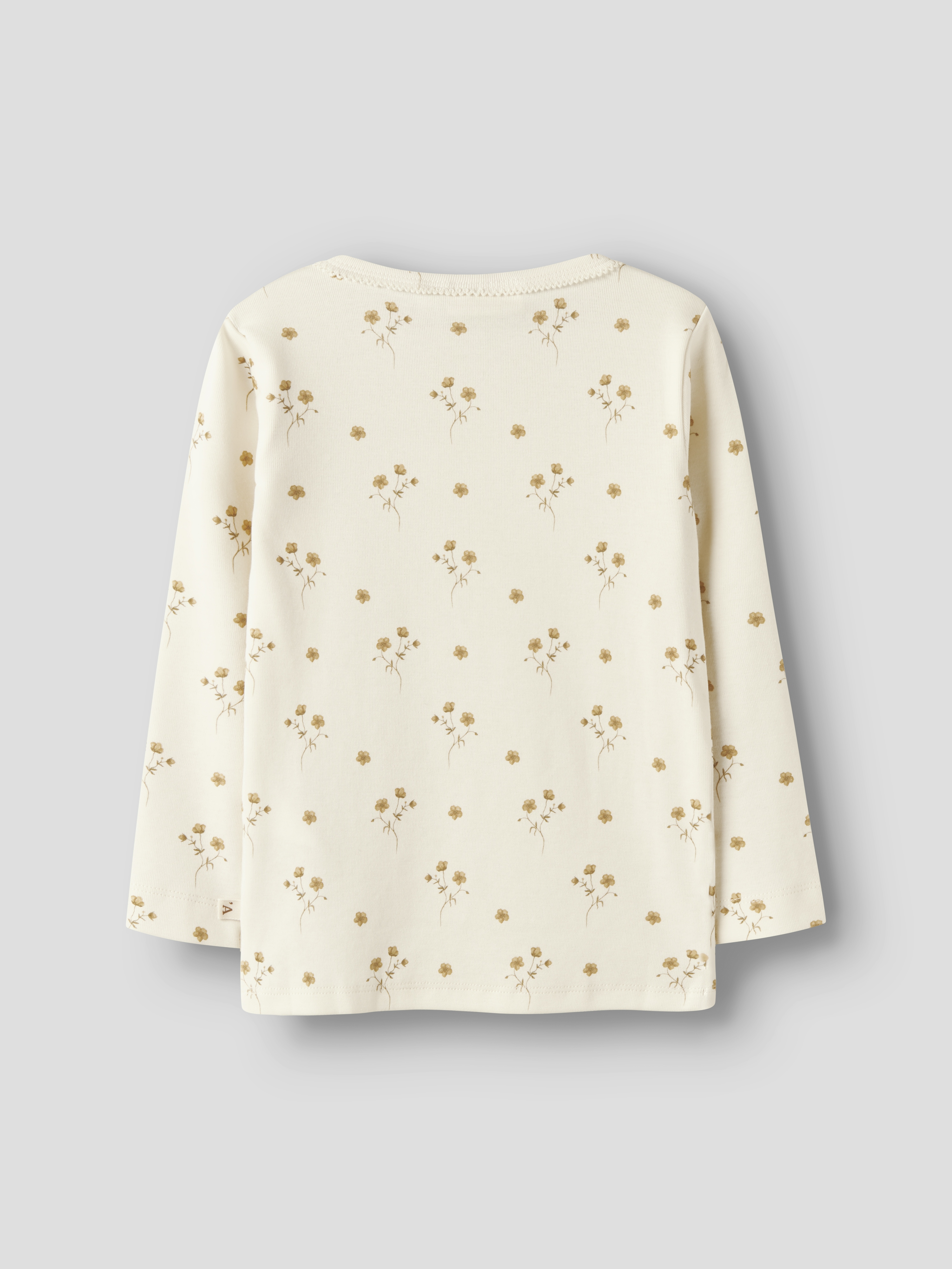 NMFLAYO SIG LS SLIM TOP LIL Coconut Milk FLOWER YELLOW - 2