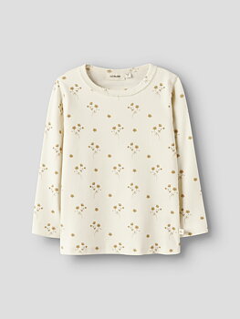 NMFLAYO SIG LS SLIM TOP LIL Coconut Milk FLOWER YELLOW