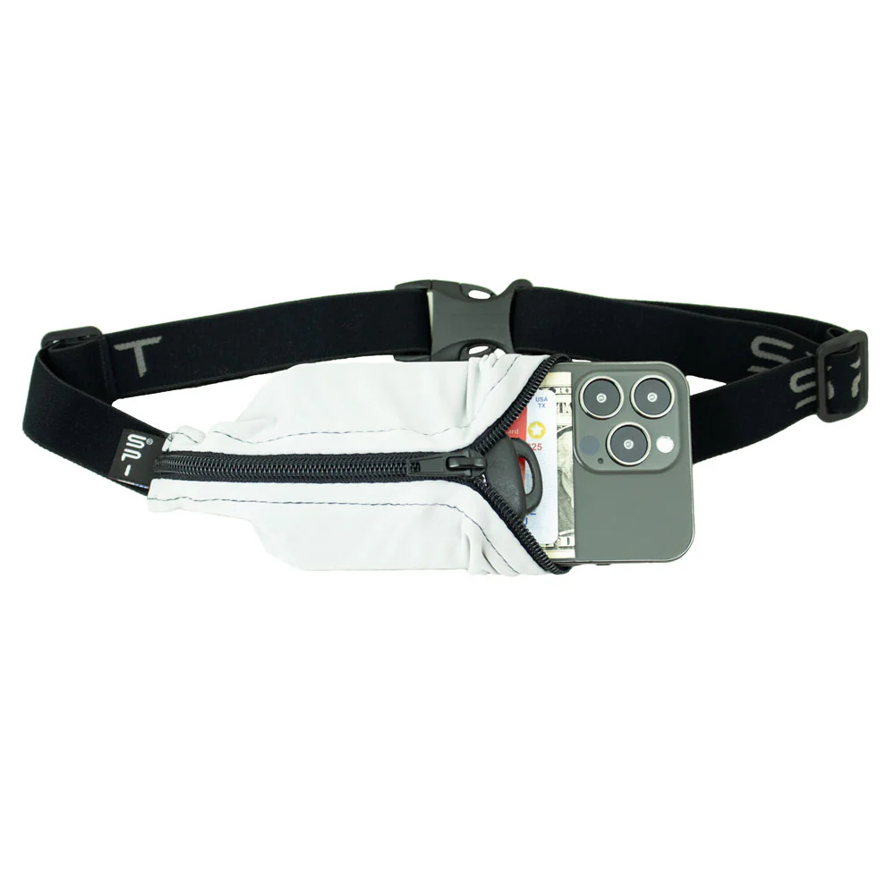 Running belts: SpiBelt Orginal - Reflex Fabric/Black Zipper/Black Logo Band - 2